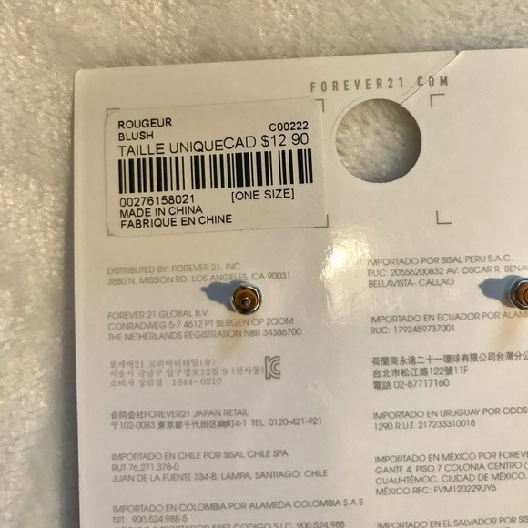 FOREVER 21 BLUSH PINK TASSEL EARRINGS - Picture 5 of 7